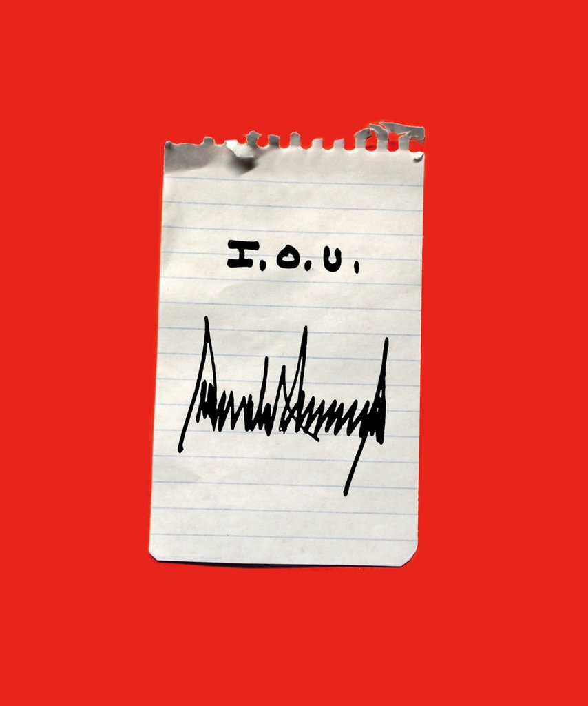 cover for The Money Behind Trump's Money by David Enrich