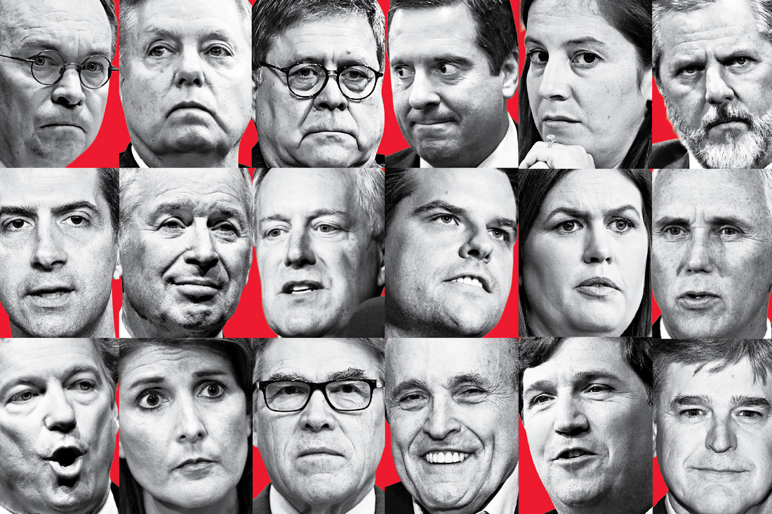 cover for What Will Happen to The Trump Toadies? by Frank Rich
