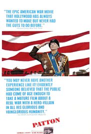 cover for Patton, a film directed by Franklin J. Schaffner